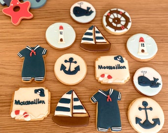 Galletas Personalizadas de Marinos y Animales - Tema a elegir