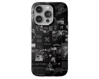 Funda para teléfono con diseño de collage SAM y COLBY XPLR