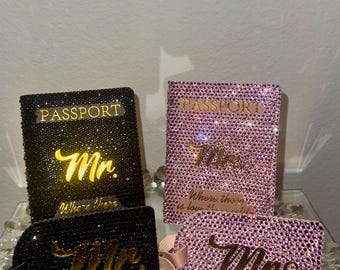 Mrs./Mr. Matching Passport & Luggage Tags