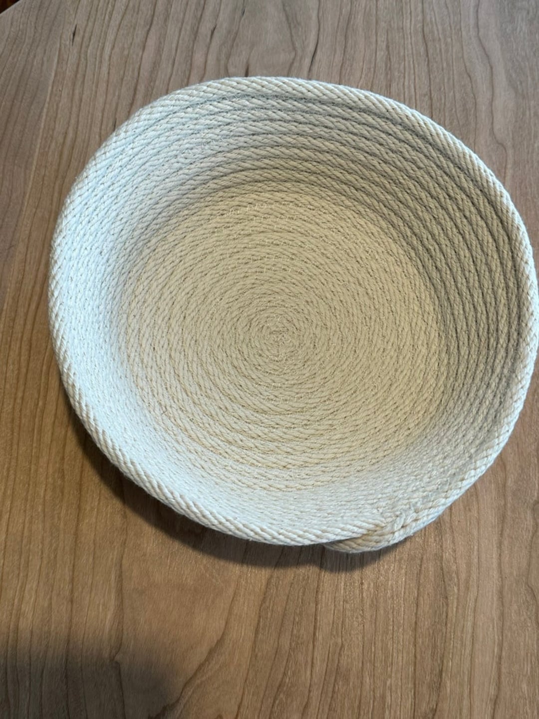 Medium Natural/offwhite Rope Basket/bowl for Storage, Organization