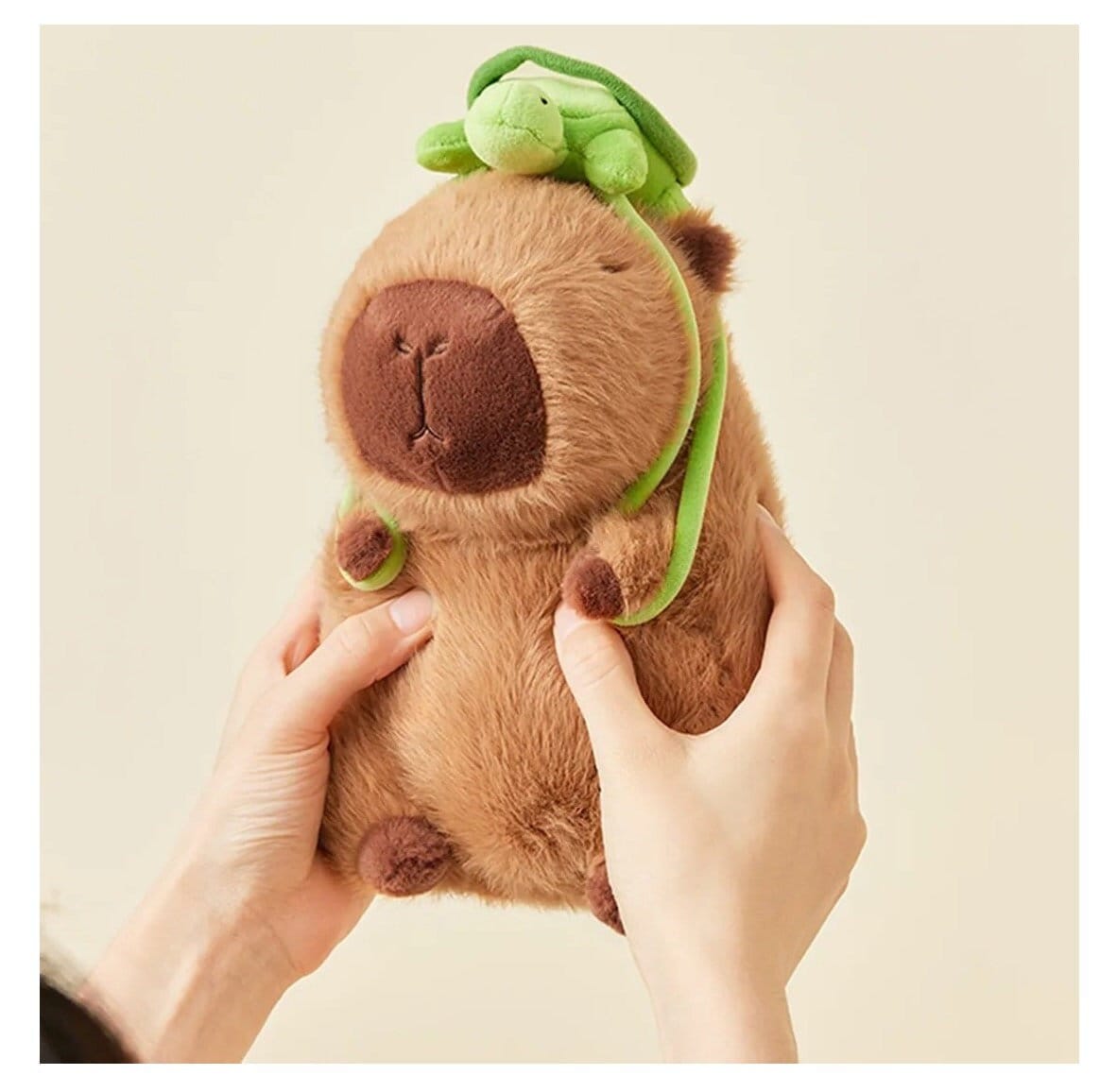 18cm Simulation Capybara Peluche Toy Fluffy Capybara Poupée Soft