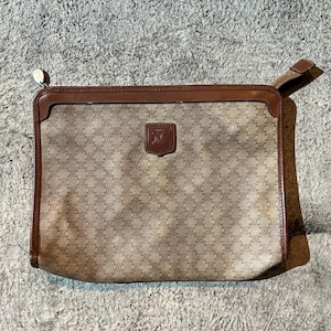 Vintage Celine Macadam Clutch - Etsy