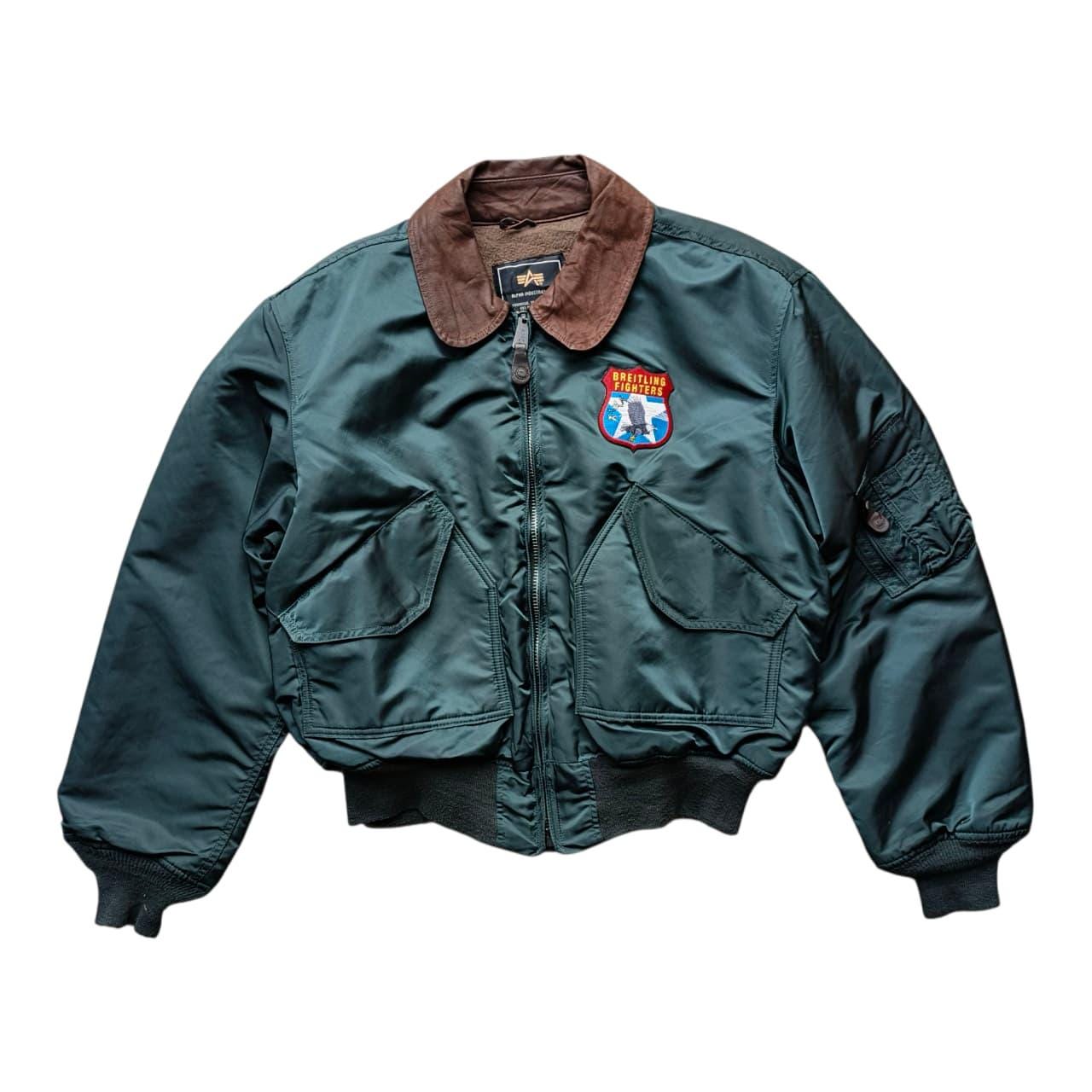 Breitling MA-1ジャケット ブライトリング RARE !! Alpha Industries X Breitling MA-1 CWU Military Flight