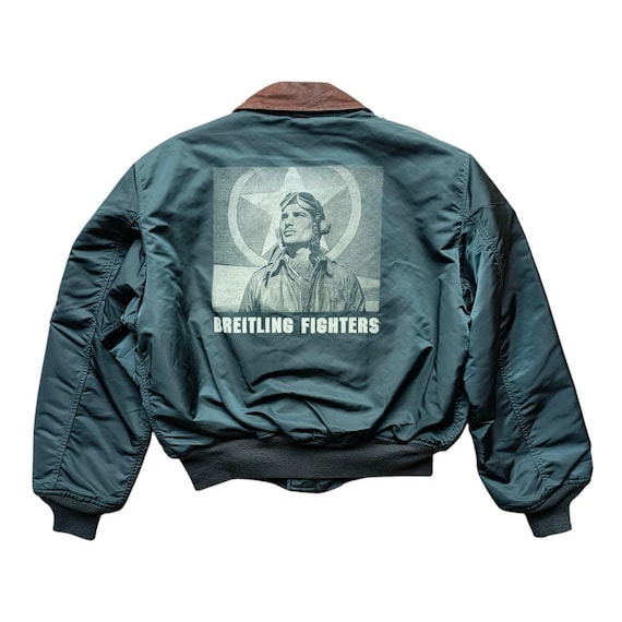 Breitling MA-1ジャケット ブライトリング RARE !! Alpha Industries X Breitling MA-1 CWU Military Flight