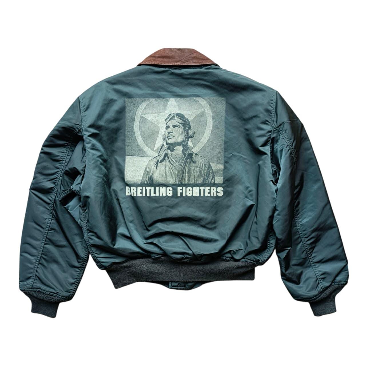 Breitling MA-1ジャケット ブライトリング RARE !! Alpha Industries X Breitling MA-1 CWU Military Flight