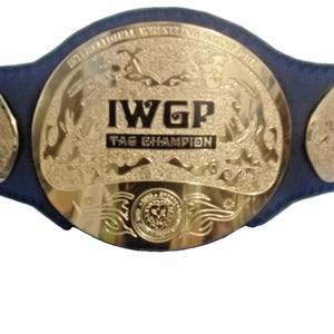 IWGP Tag Team Championship Wrestling Adult size for dad father friend son brother bf Christmas new year wwe replica wwf nwa iwgp wbc wbo