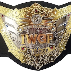 IWGP World Heavyweight Wrestling Championship V5 Tittle Belt dad father friend son brobf Christmas new year wwe replica wwf nwa iwgp wbc wbo
