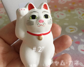 招き猫ファミリーセット：豪徳寺の陶器製招き猫 - Etsy 日本