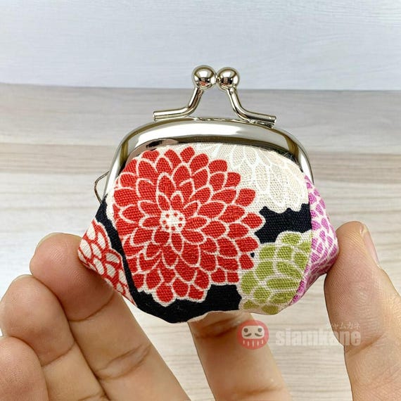 Midori Small Japanese Pouch Coin Purse Bag Flower Collection