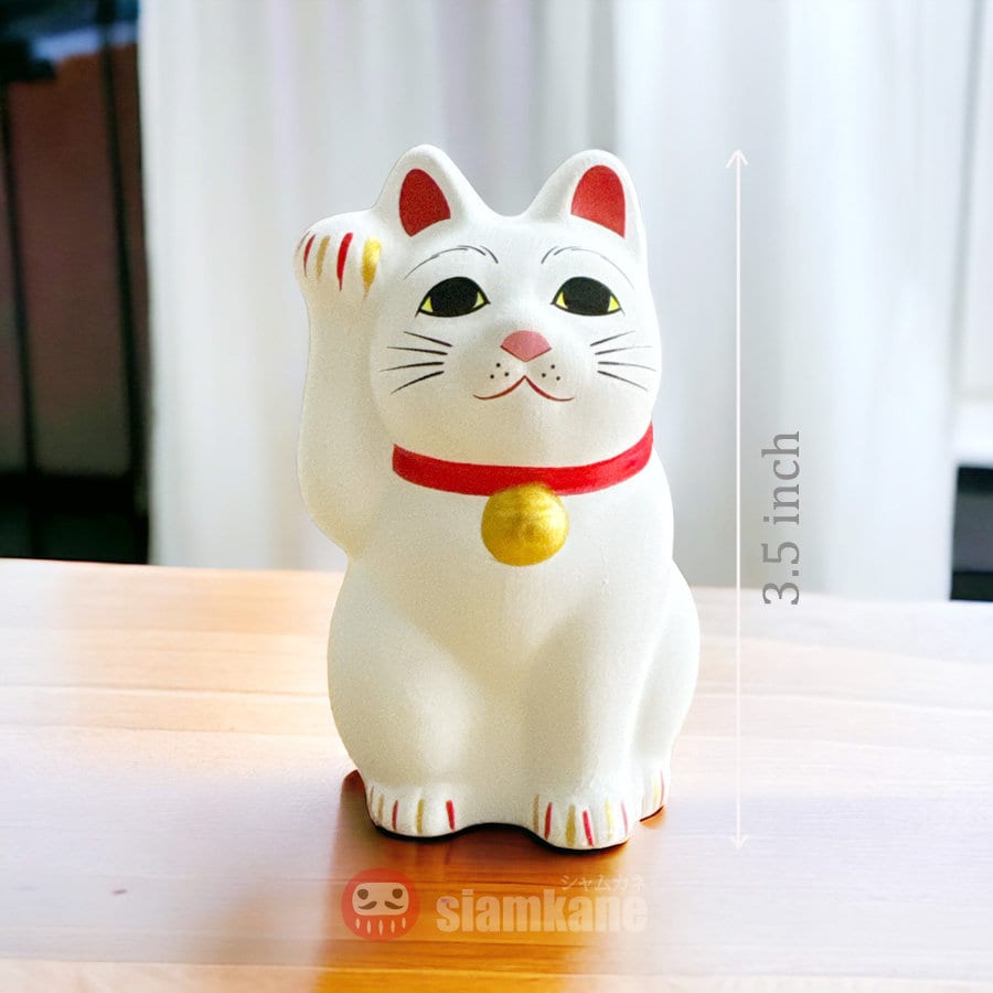 Lucky Cat Maneki Neko Gotokuji Temple Size #3, Tall 3.5 Inch - Etsy