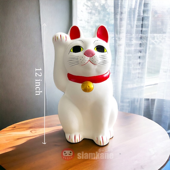 招き猫ファミリーセット：豪徳寺の陶器製招き猫 - Etsy 日本