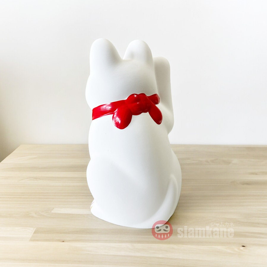 招き猫招き猫豪徳寺サイズ#6、高さ6インチ - Etsy 日本