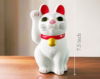 招き猫ファミリーセット：豪徳寺の陶器製招き猫 - Etsy 日本