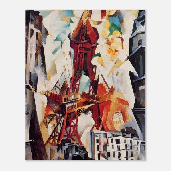 Champs de Mars : la tour rouge | Robert Delaunay | Poster premium, mat