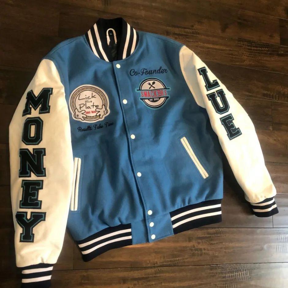 Custom Leather Varsity Jacket: Embroidered & Chenille Letterman Bomber Jacket
