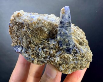 Natural Sapphire Specimen from Afghanistan, 309 grams.