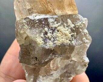 Natural Topaz crystal with Quartz and Albite - 58 Grams