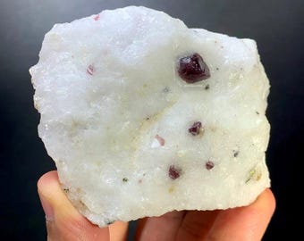 Natural Spinal crystal on matrix, Afghanistan, 260 grams