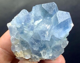 Natural Celestine Crystals Specimen from Afghanistan, 68 Grams