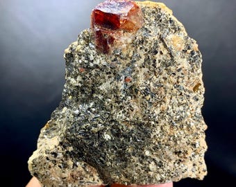 Zircon Natural Crystal on Matrix , Mineral Specimen - 105 Grams