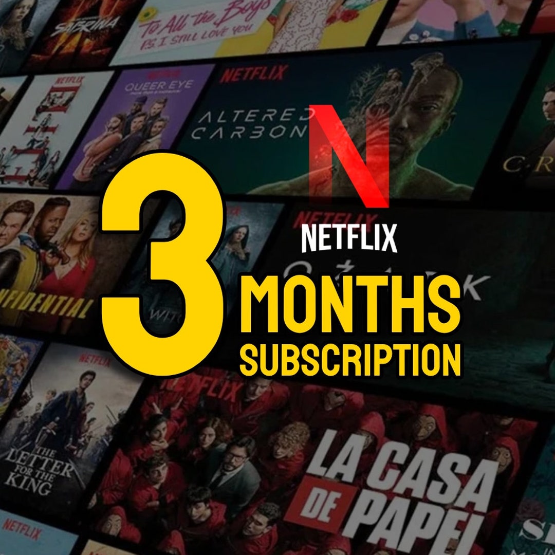 Netflix Account, 3/6/12 Months Netflix Account Subscription, Full