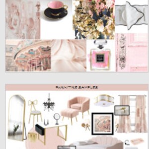 Pre-designed Plus Shoppable E-design Parisian Girls Bedroom Design ...
