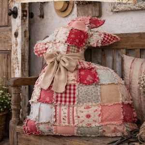 Rabbit Pillow PDF Pattern | Sewing Tutorial | Digital Download