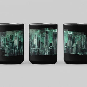 Chicago Cityscape Mug, Skyline Coffee Cup, Chicago Souvenir Mug, Windy City Gift, Urban Landscape Mug, City Lover Present