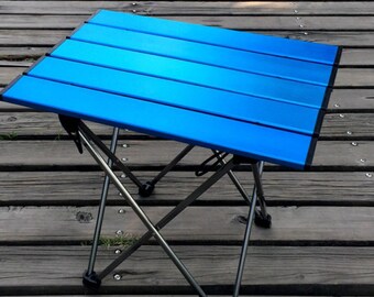 Alloy Folding Camping Table, Luxury Portable Picnic Table, Outdoor Wood Table, fashion picnic table
