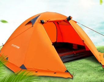 Double Anti-Storm Camping Tent, Luxury Double Camping Tent, Cold Proof Camping Tent