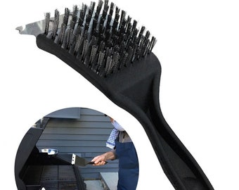Steel Wire BBQ Cleaning Brush, Baking Accessories, Wire Bristle Cleaning Brushes, Grill Cleaning Brush