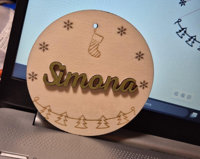 Christmas decoration - personalized ball