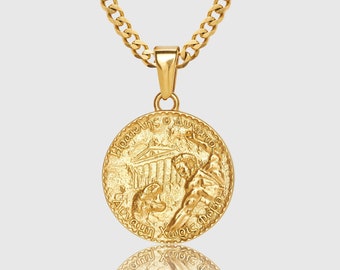 Hercules Double Sided Coin Pendant