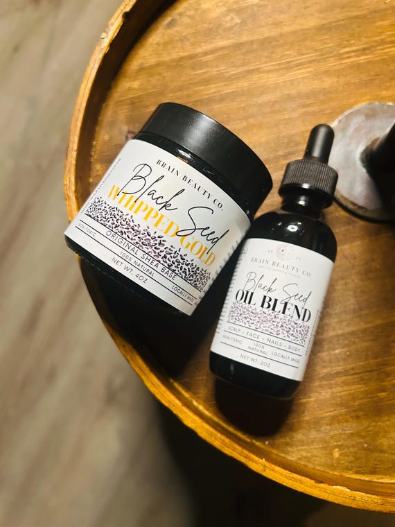 Black Seed Whipped Gold and Oil Bundle for Psoriasis, Eczema & Dry Cracked  Skin - Etsy