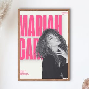 Mariah Carey Poster | Icons Collection | High-Quality Printable Posters