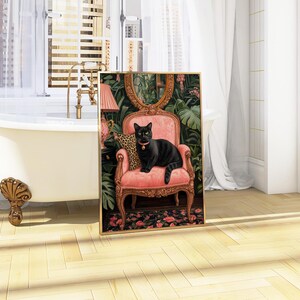Living room art print Bathroom Cat Print Poster, Toilet Poster Funny,  For Toilet, Wall Art Print Funny Cat Print, Bathroom Wall Art, Bathroom Art Prints, Bathroom Cat Print, Funny Animal Poster, Gifts for , Living room Cat Poster