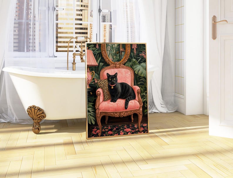 Living room art print Bathroom Cat Print Poster, Toilet Poster Funny,  For Toilet, Wall Art Print Funny Cat Print, Bathroom Wall Art, Bathroom Art Prints, Bathroom Cat Print, Funny Animal Poster, Gifts for , Living room Cat Poster