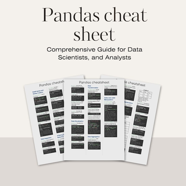 Python for Data Analysis - Etsy