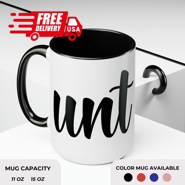 C U Next Tuesday Mug, C UNT Mug, Funny and Offensive Coffee Mug, Office Mug, Boss Gift, Inappropriate Mug, Adult Humour Gift Mug, U N T Mug