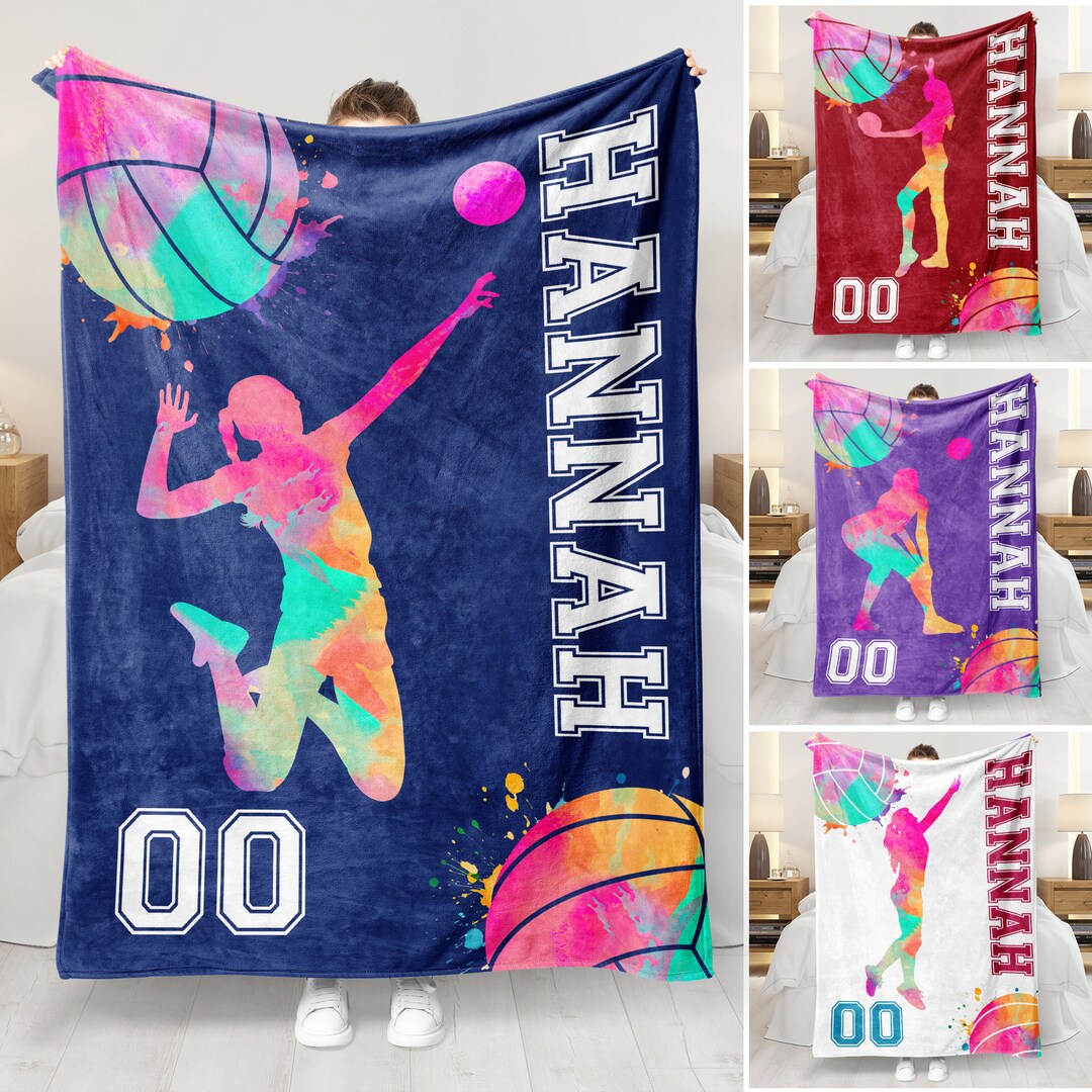 Pattern Print Volleyball Blanket