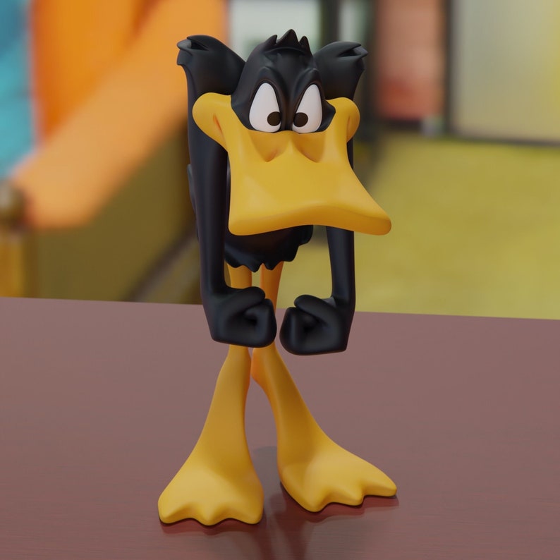 Daffy Duck Stl Looney Tunes, 3D Digital Printing STL File for 3D ...