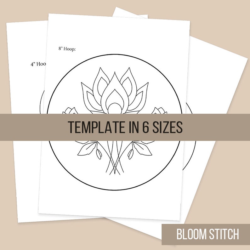 Sheep Hand Embroidery Template Digital Download Animal Embroidery