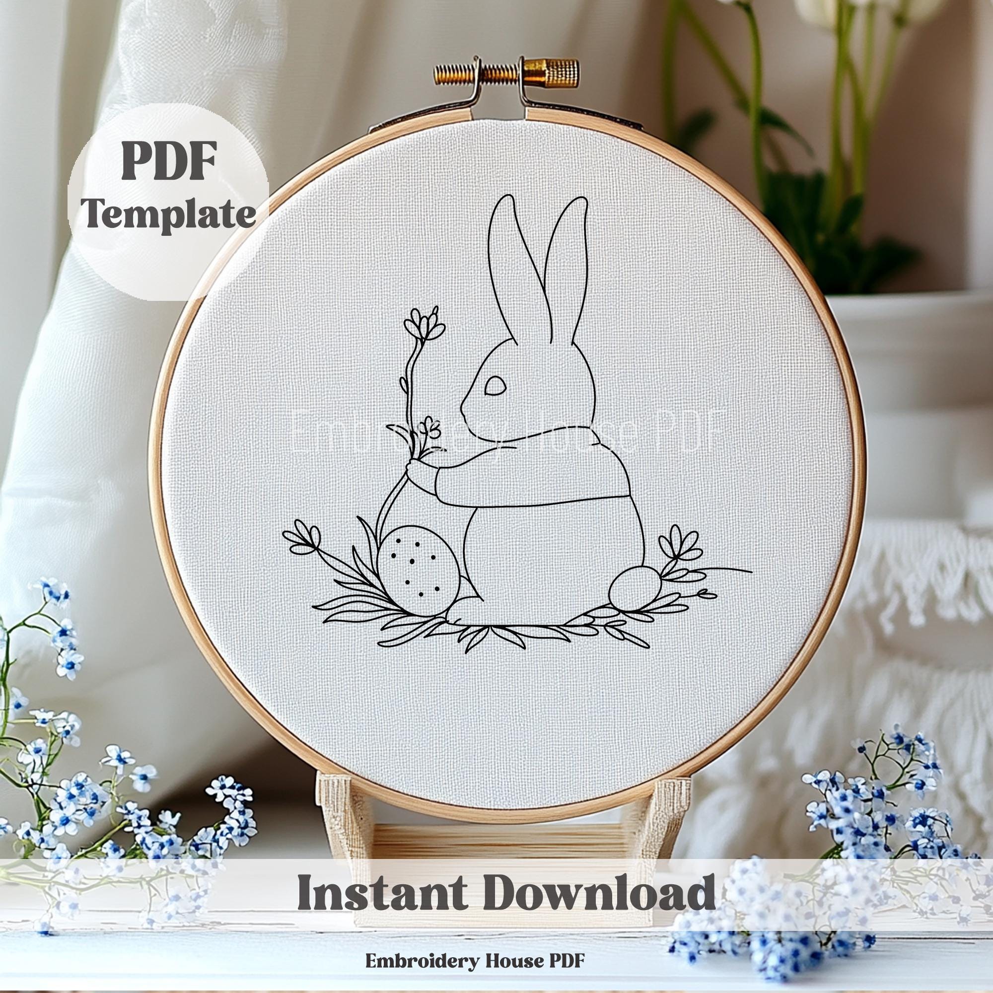 Printable Peter Rabbit Patterns Peter Rabbit Hand Embroidery Pattern PDF, Beatrix Potter Inspired ...
