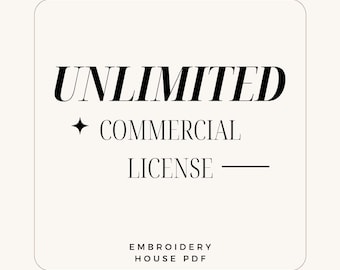 Unlimited Commercial License NO Credit required, For Unlimited present and future sets (Only for finished products)