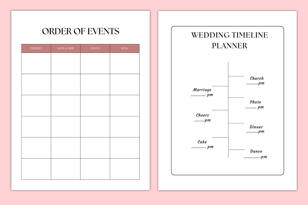 Editable 2024 Canva Wedding Planner KDP Graphic, Wedding Planner ...