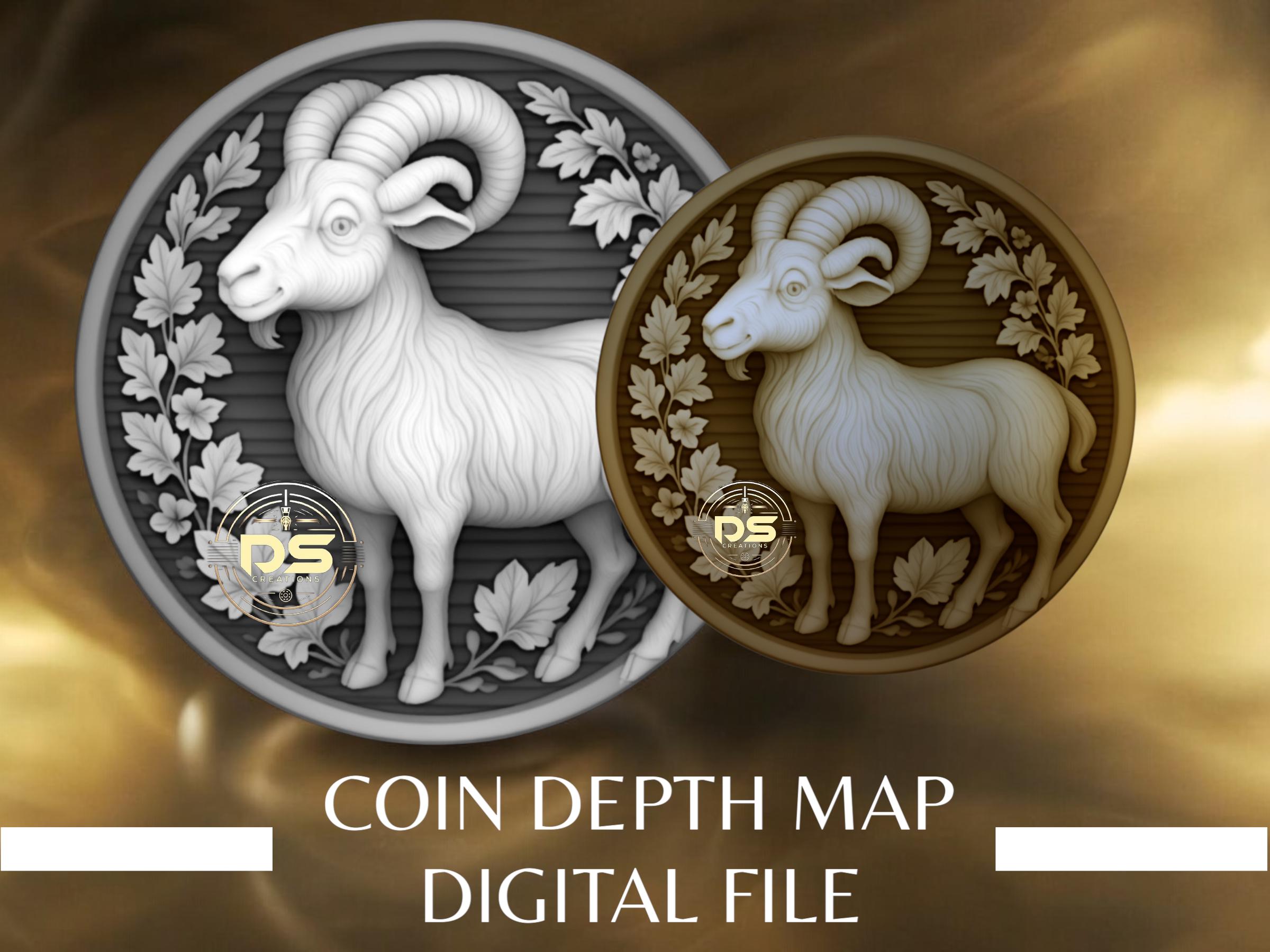 Coin Depth Map | Optimised Resolution PNG File | for Lightburn 3D Slice  Mode | (digital File) - Etsy UK