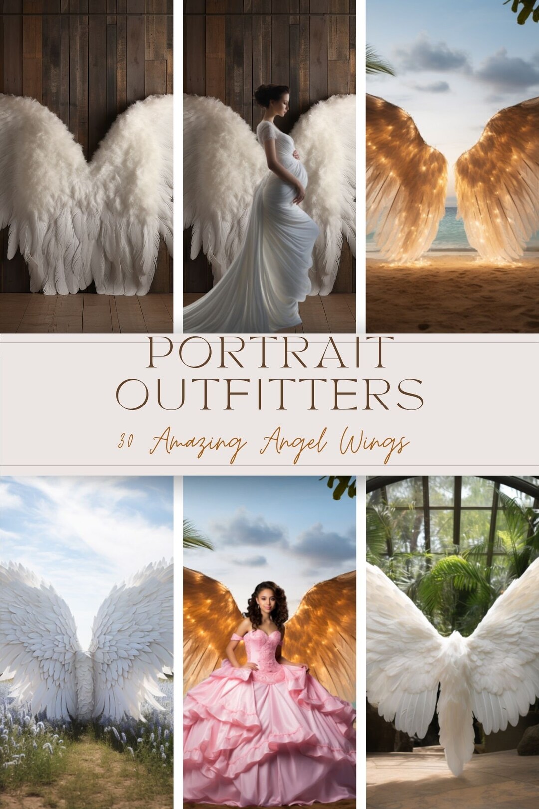 Angel Wings Collection Portrait Outfitters Etsy