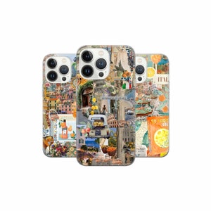 Italiaanse Telefoon Case Italië zomer Cover voor iPhone 15 14 13 12 Pro Xs SE Samsung S24 S23 S22 FE A25 A15 Pixel 8A 7 Pro