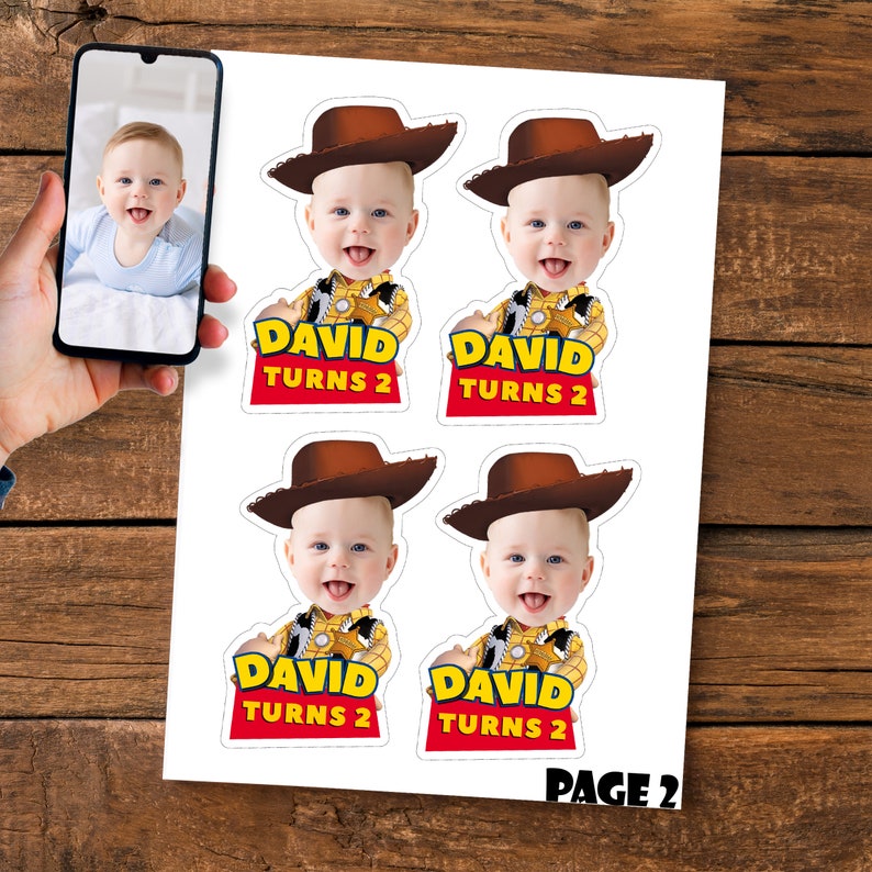 Custom Sheriff Woody Caketoppers, Toy Story Birthday Party Decor