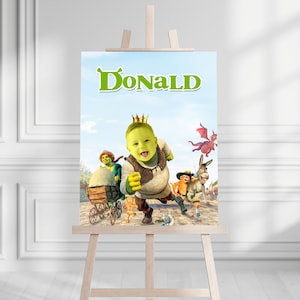 Custom Shrek Portrait – Personalized Cartoon Art – Digital Fantasy Character Illustration – Fun Gift for Kids & Adults